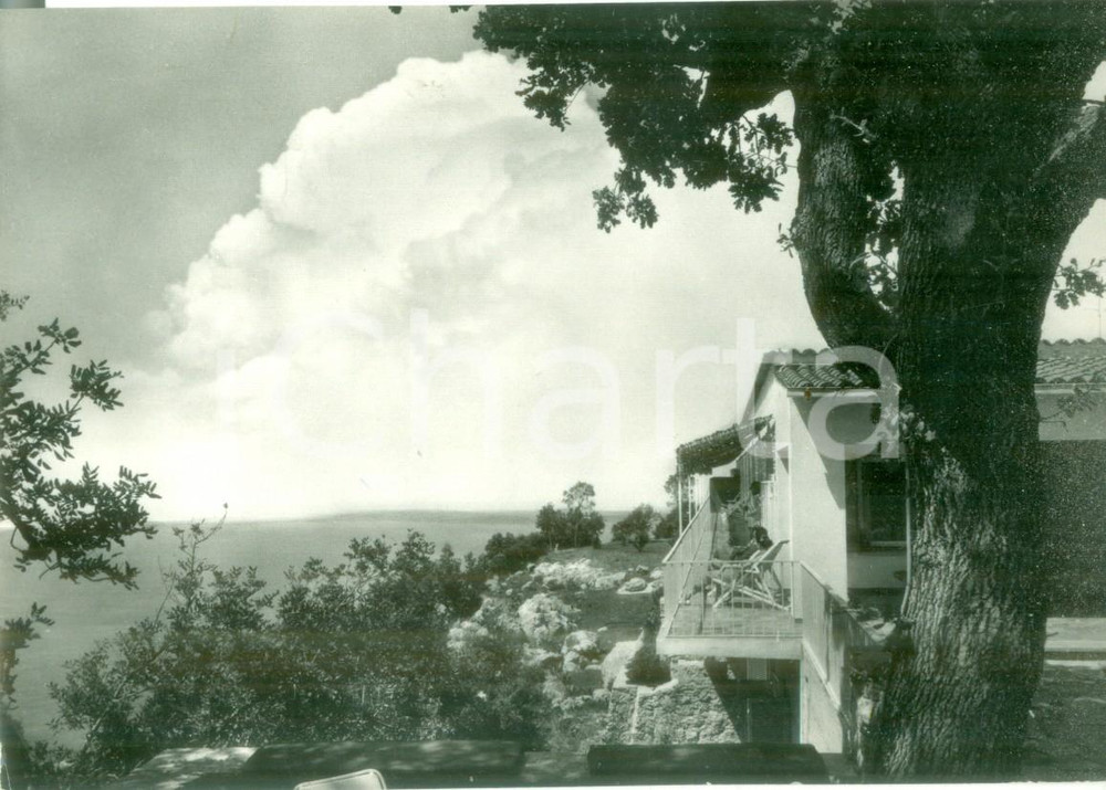 Cartolina originale da collezione 1958 MATERA Panorama da terrazze del SANTAVENERE HOTEL Cartolina FG VG 1