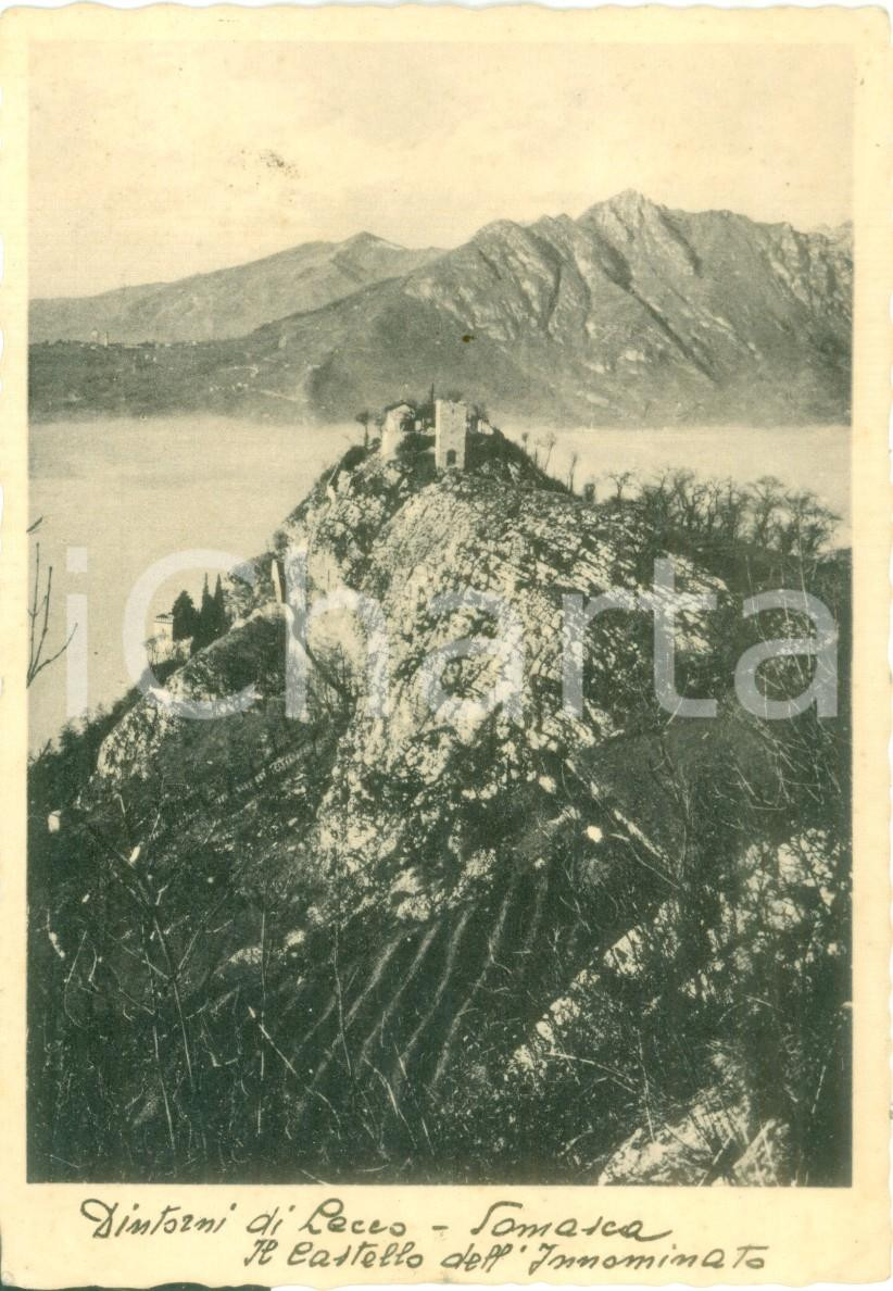 Cartolina originale da collezione 1936 SOMASCA LC Veduta del Castello dell INNOMINATO Cartolina FG VG 1