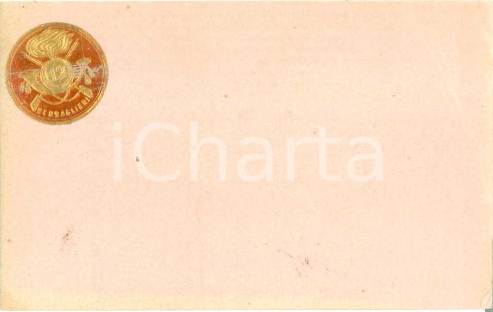 Cartolina originale da collezione 1900 ca 12Â° REGGIMENTO BERSAGLIERI Cartolina reggimentale FP NV 1