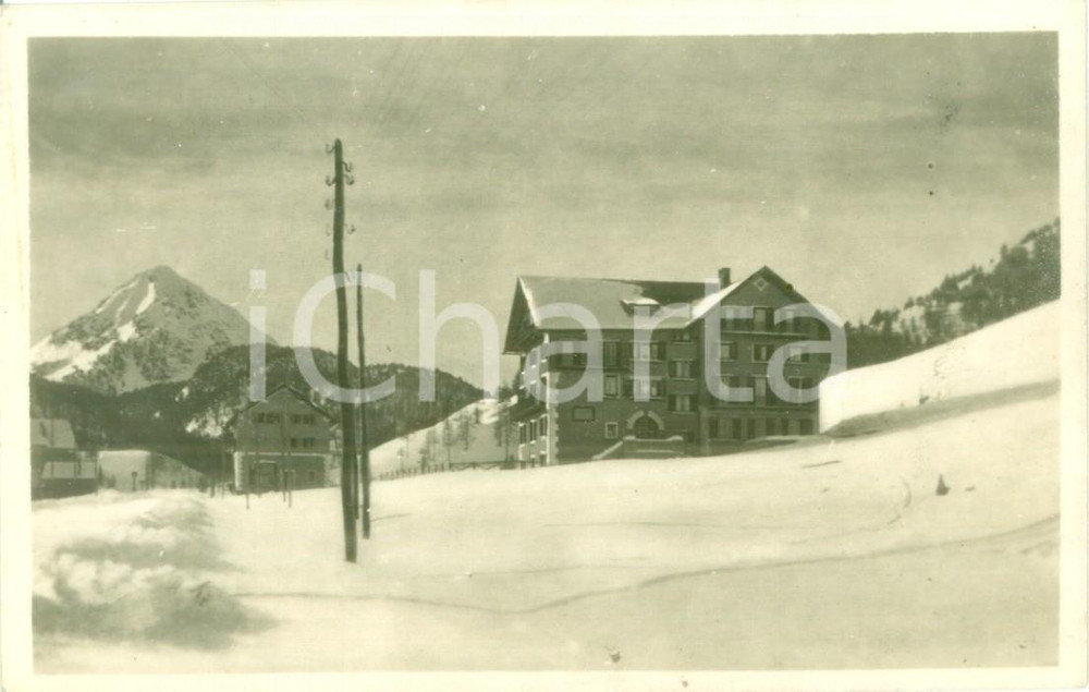 Cartolina originale da collezione 1930 CLAVIERE TO Albergo SAVOIA in Alta Valle SUSA Cartolina FP VG 1