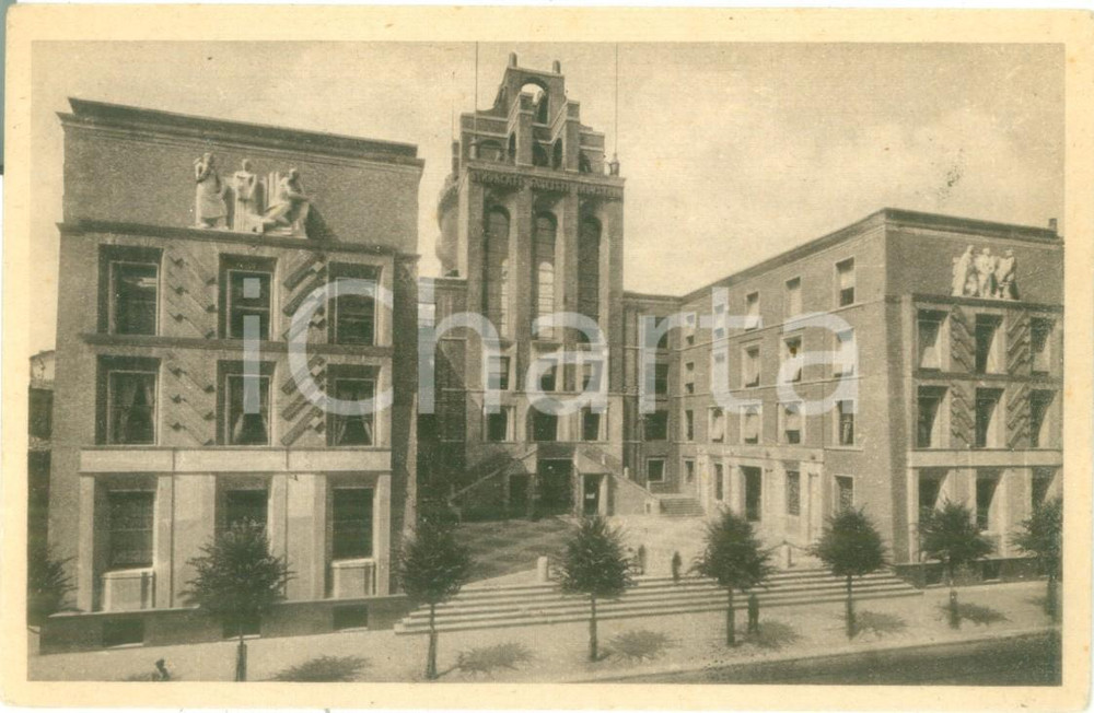 Cartolina originale da collezione 1935 ca MILANO Palazzo dei Sindacati Industriali Fascisti Cartolina FP NV 1