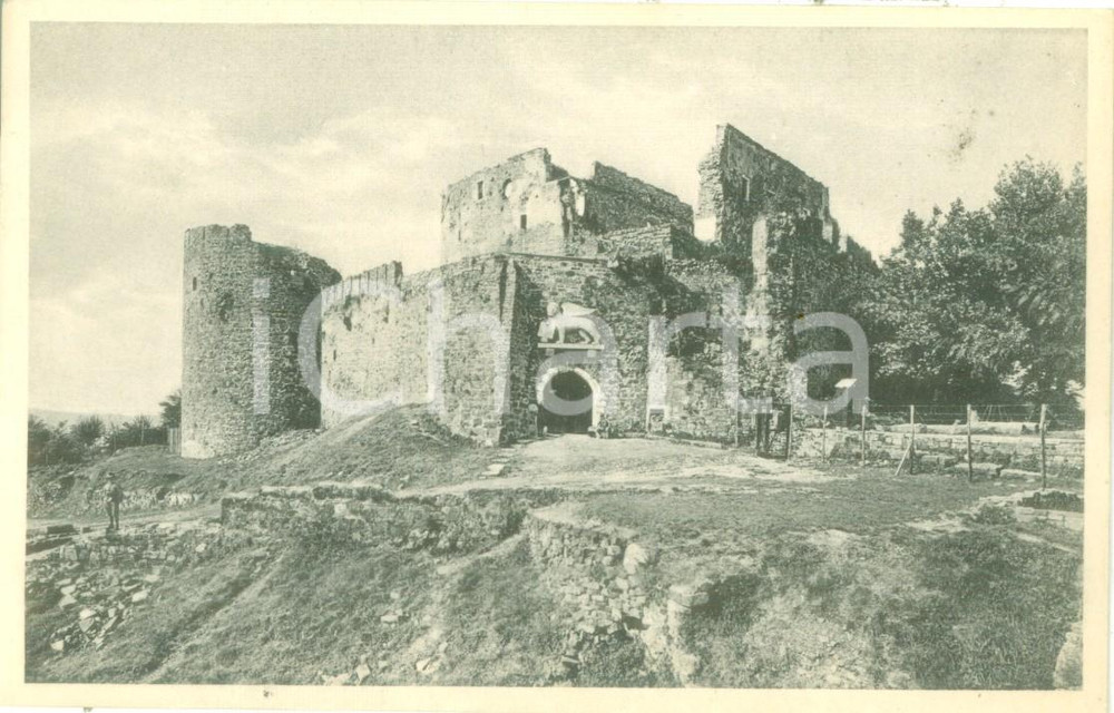 Cartolina originale da collezione 1935 ca GORIZIA Veduta generale del Castello Cartolina FP NV 1