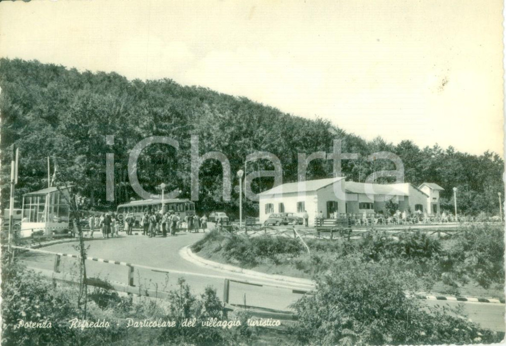 Cartolina originale da collezione 1955 ca PIGNOLA PZ Villaggio turistico di RIFREDDO Cartolina FG VG 1
