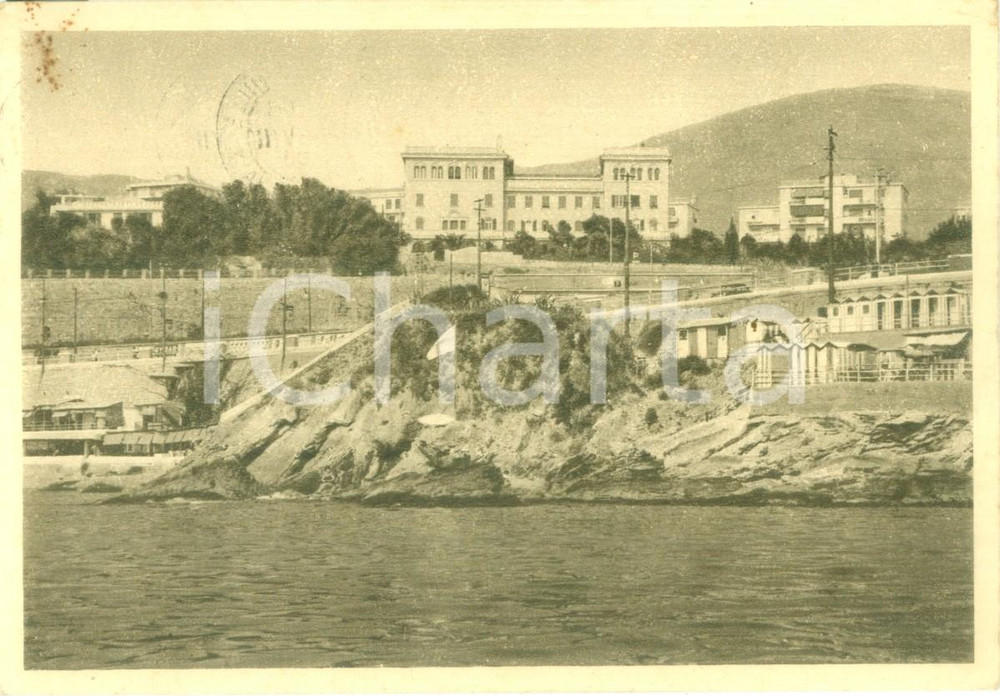 Cartolina originale da collezione 1963 GENOVA QUARTO Casa Esercizi Spirituali N.S. del CENACOLO Cartolina FG VG 1