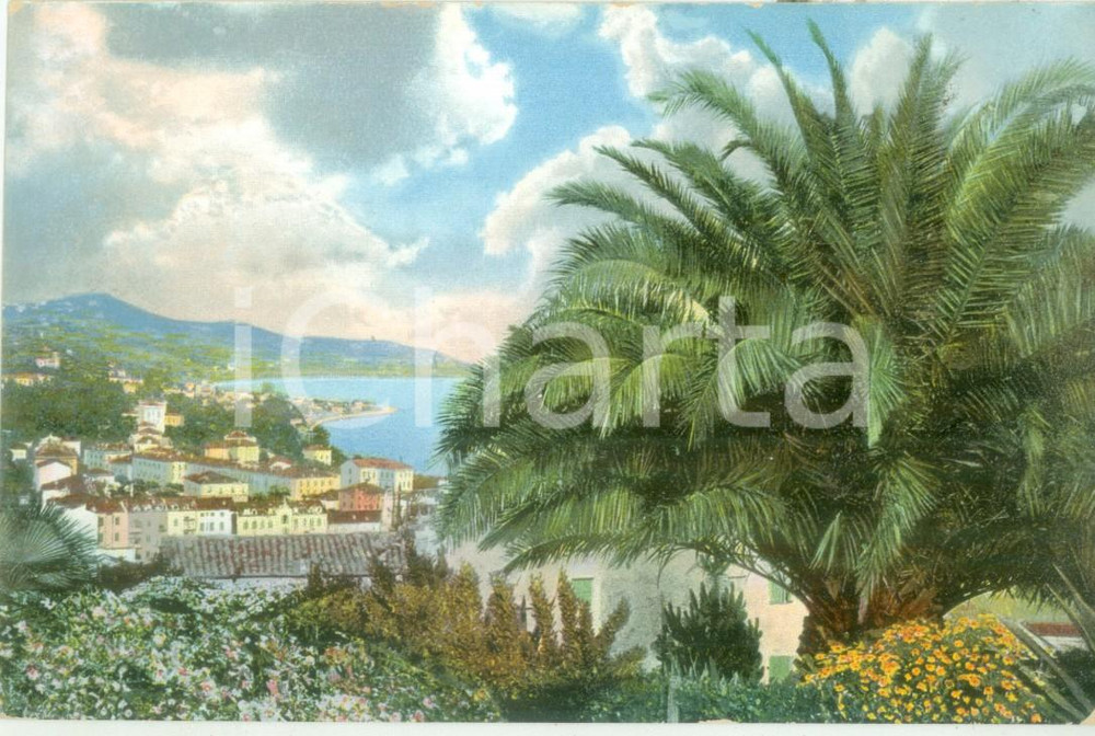 Cartolina originale da collezione 1935 ca SANREMO IM Panorama verso Levante Cartolina postale FP NV 1
