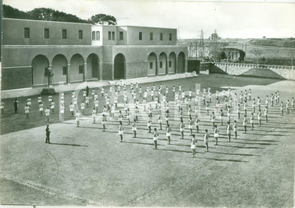 Cartolina originale da collezione 1966 ROMA CAPANNELLE Saggio alle Scuole centrali antincendi Cartolina FG VG 1
