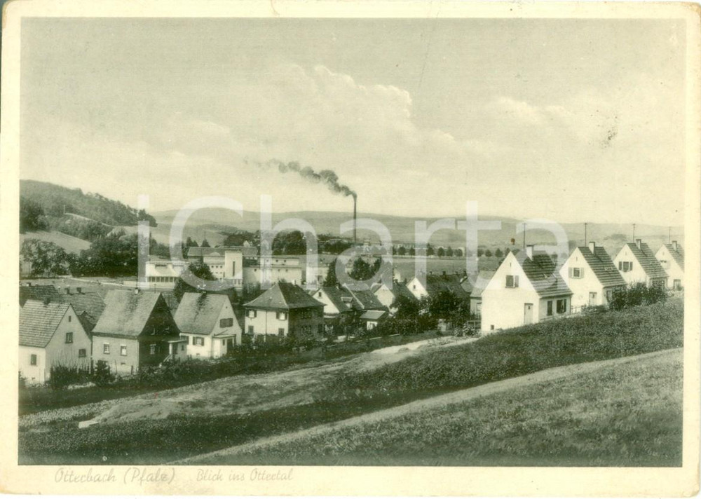 Cartolina originale da collezione 1942 OTTERBACH GERMANIA Panorama dell Ottertal Cartolina FG NV 1