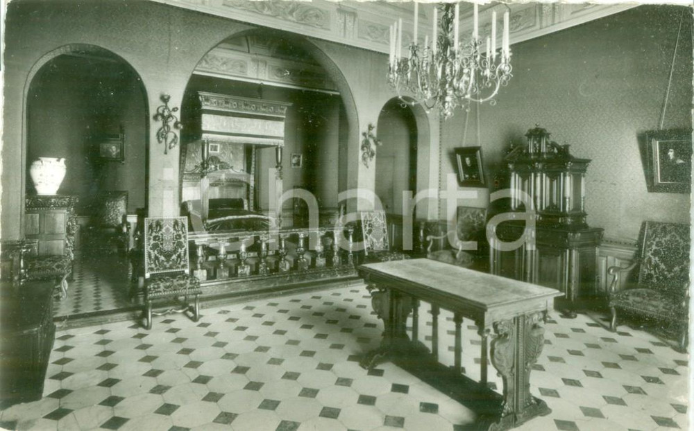 Cartolina originale da collezione 1957 MONACO Palais du Prince Louis XII Actiphos AmphÃ©tamine Cartolina FP VG 1