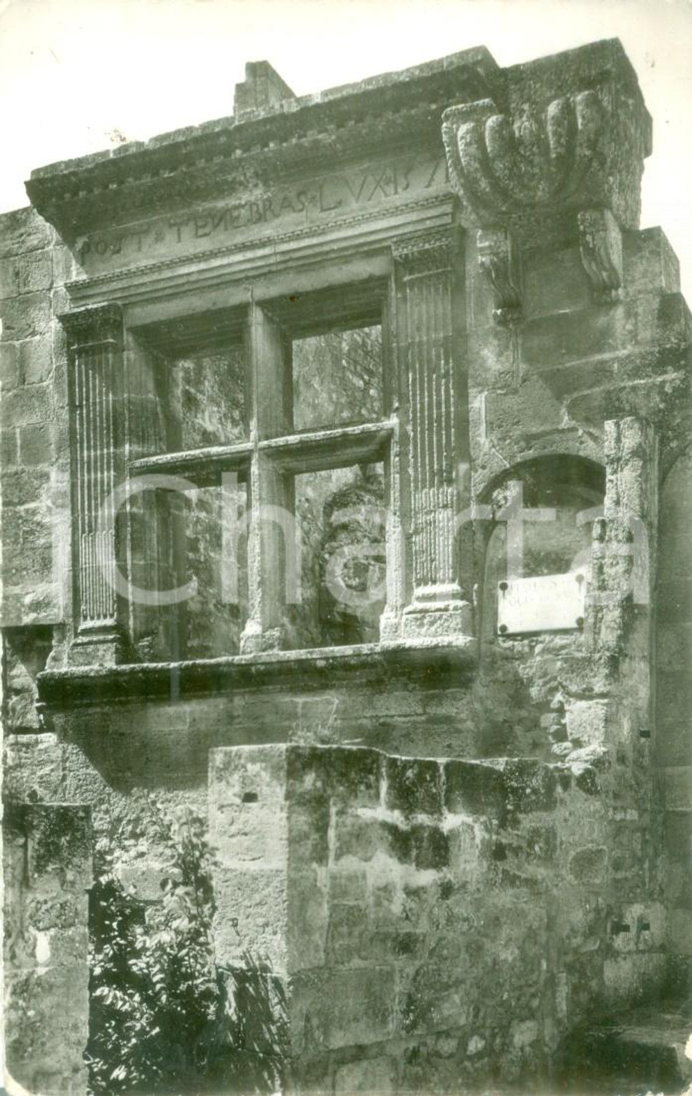 Cartolina originale da collezione 1957 LES BAUXDEPROVENCE FRANCE Vanilone Pediatrico Cartolina FP VG 1