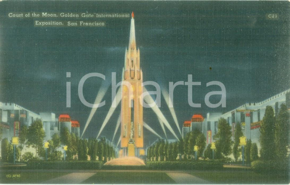Cartolina originale da collezione 1939 SAN FRANCISCO USA Golden Gate International Exposition Cartolina FP NV 1