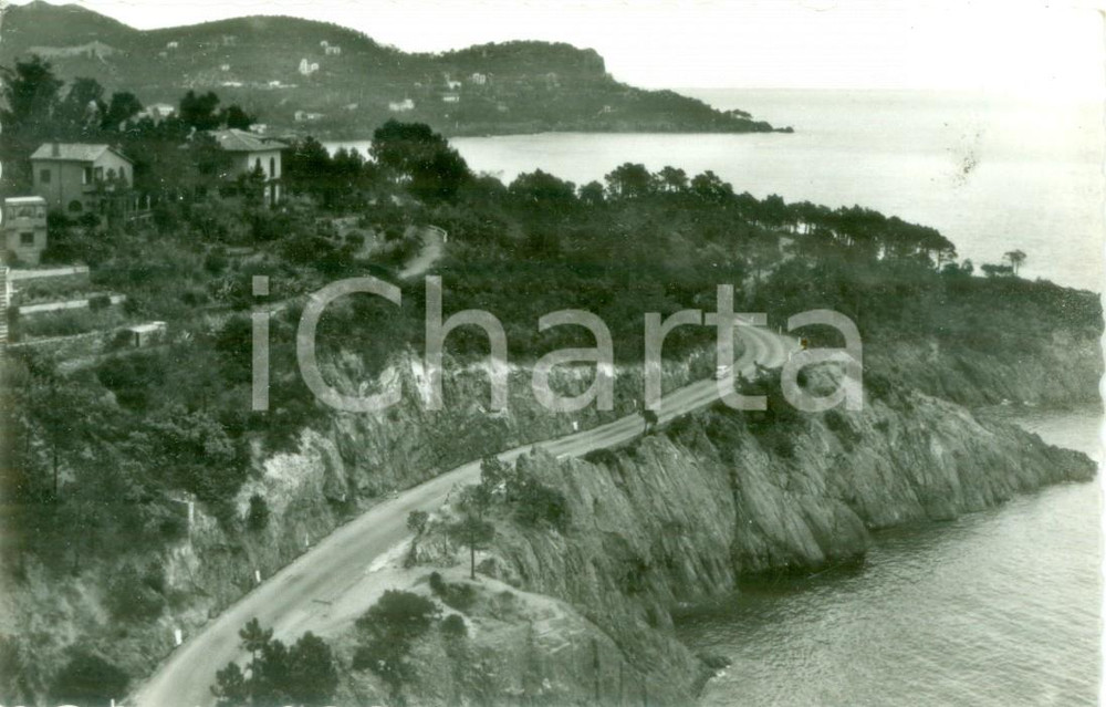 Cartolina originale da collezione 1958 SAINTRAPHAEL FRANCE Corniche de l ESTEREL Vanilone pediatrico Cartolina 1