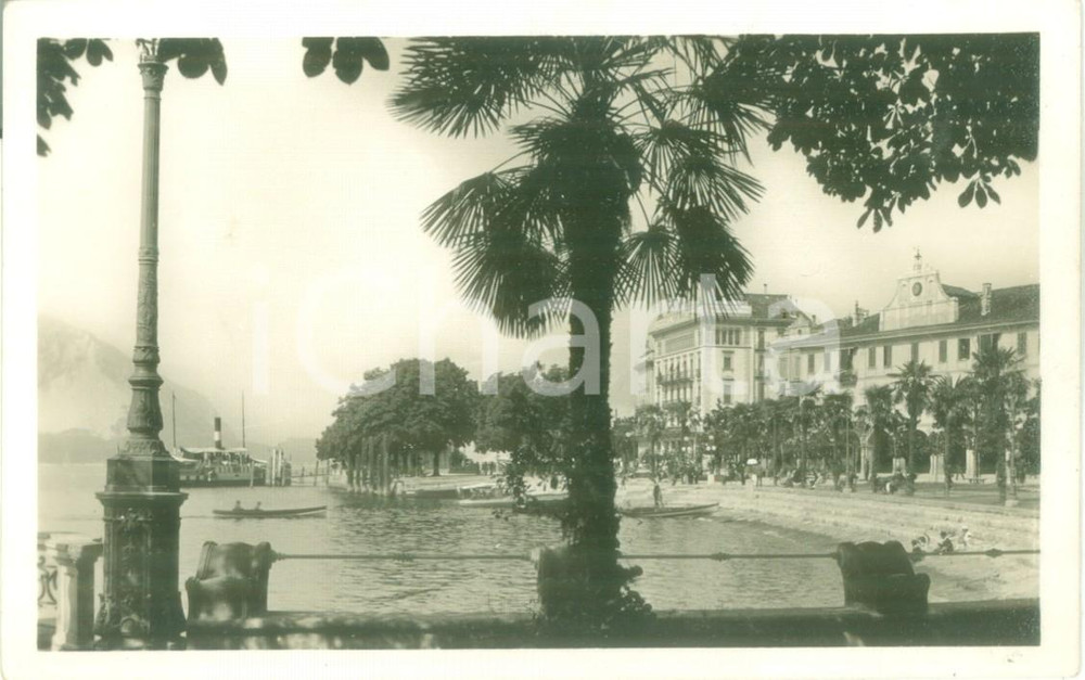 Cartolina originale da collezione 1940 ca VERBANIA PALLANZA Vaporetto all attracco Cartolina FP NV 1