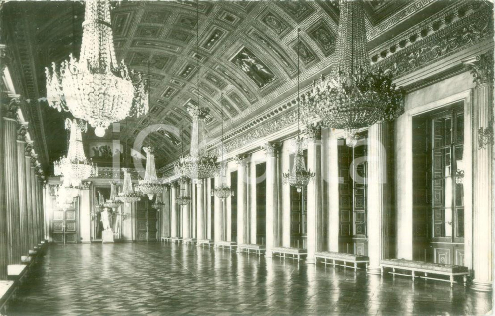 Cartolina originale da collezione 1955 CHATEAU DE COMPIEGNE FRANCE Galerie des FÃªtes Actiphos Cartolina FP VG 1