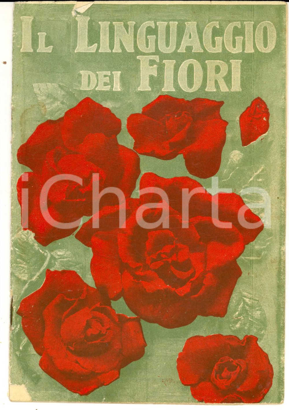 Materiale pubblicitario d’epoca 1905 IL LINGUAGGIO DEI FIORI Libretto pubblicitario pillole PINK dr. WILLIAMS 1
