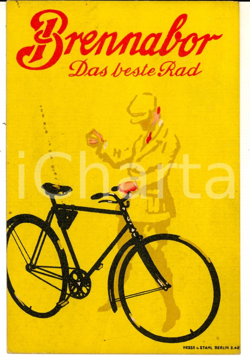 Cartolina originale da collezione 1942 BERLIN Biciclette BERNANOR Da beste Rad Cartoncino pubblicitario 10x15 cm 1