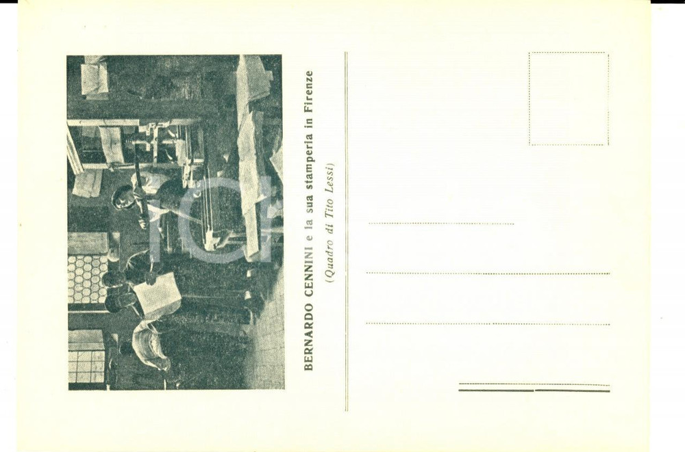 Cartolina originale da collezione 1949 PADOVA 1Â° Convegno Studi Grafici  Stamperia Bernardo CENNINI Cartolina 1