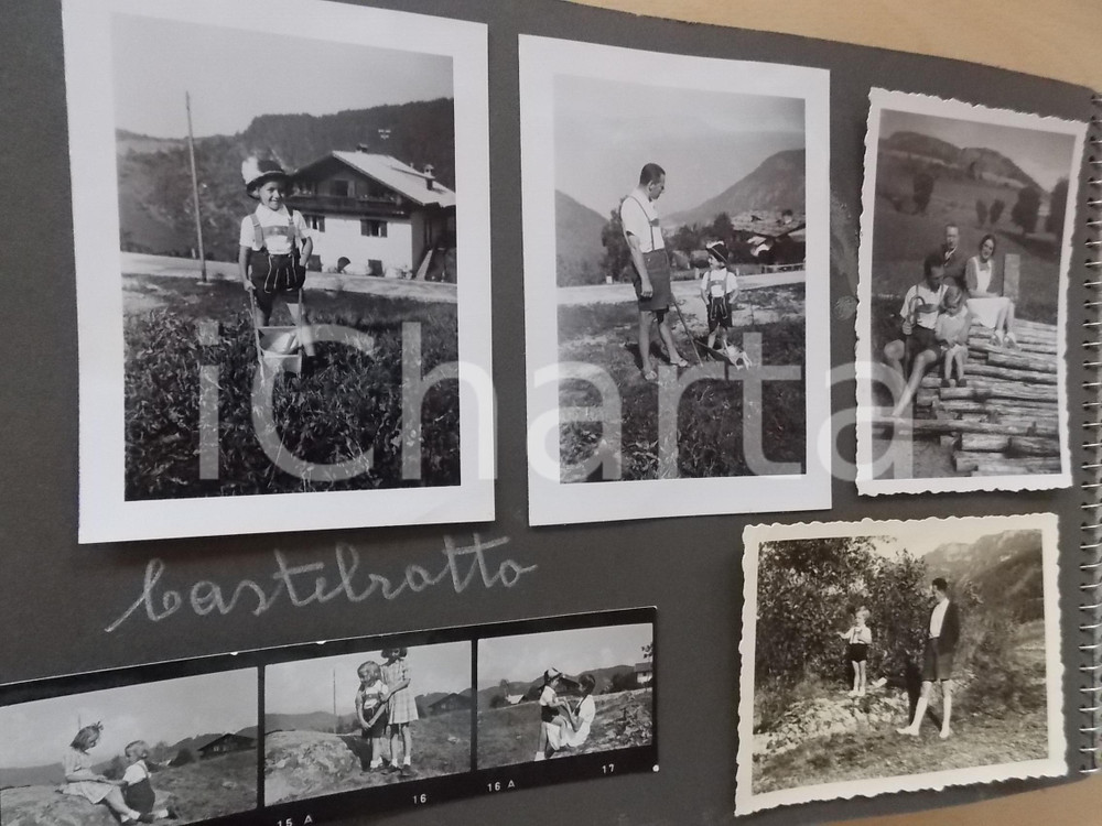Fotografia d epoca originale 19351943 LIGURIA  LAGO DI COMO Storia di una famiglia Album circa 100 foto 1