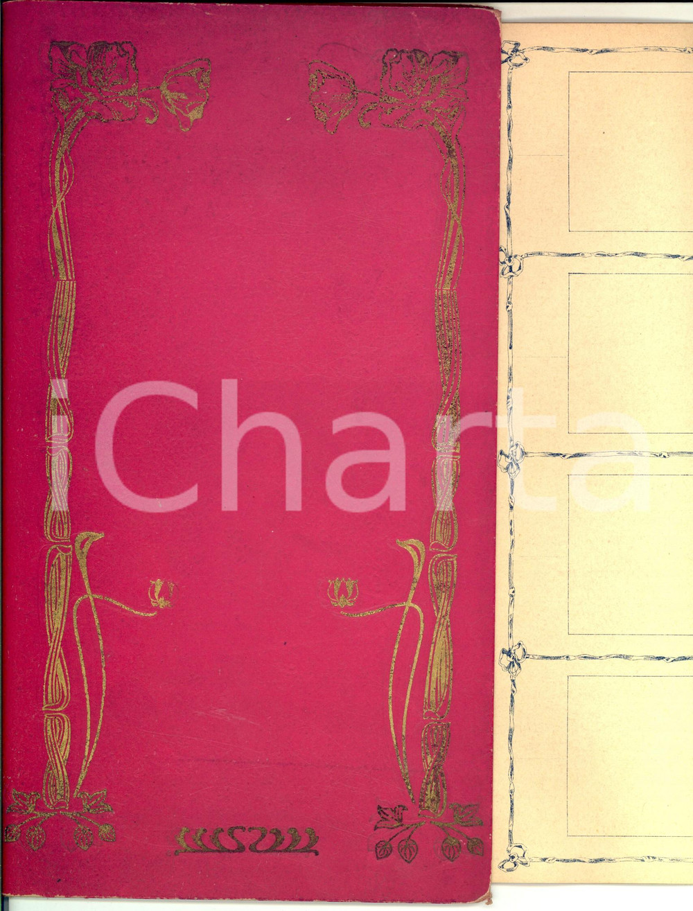 Oggetto da collezione cartaceo 1890 ca Album con 20 etichette non compilato VINTAGE 28x17 cm 1