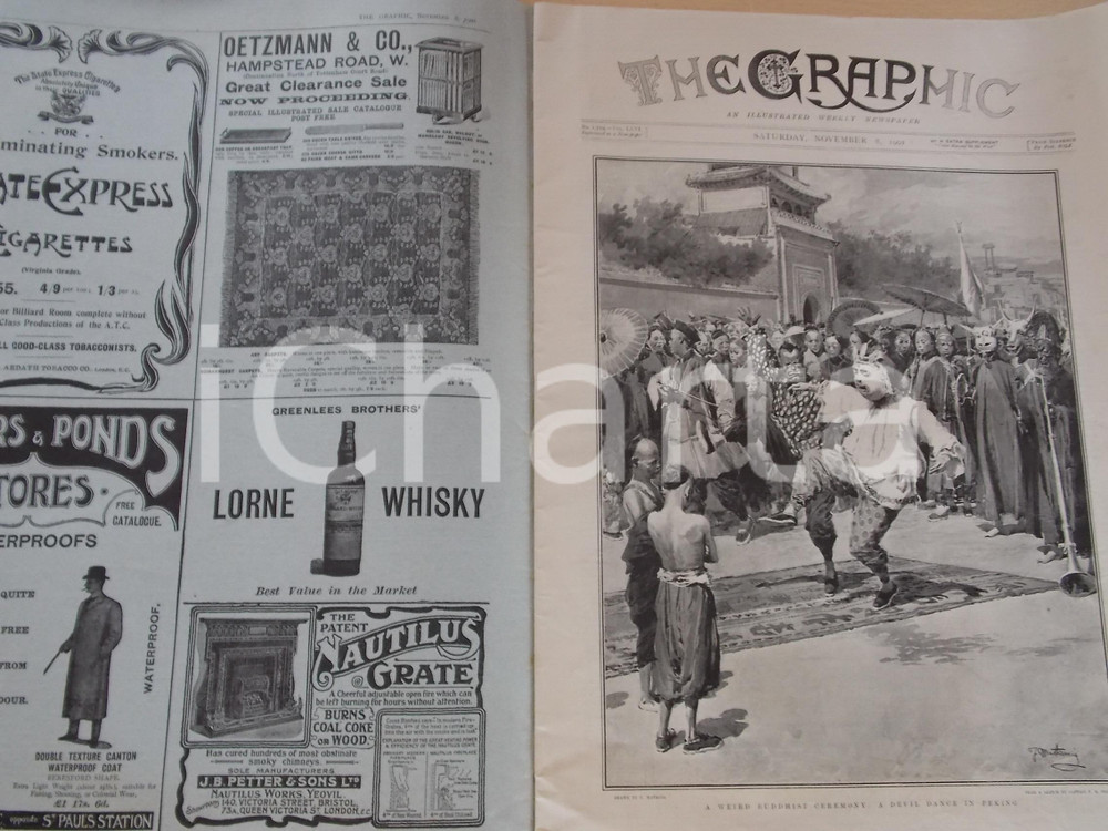 Giornale, rivista storica 1902 THE GRAPHIC PearlMaiden: fall of Jerusalem Review vol. LXVI nÂ° 1719 1