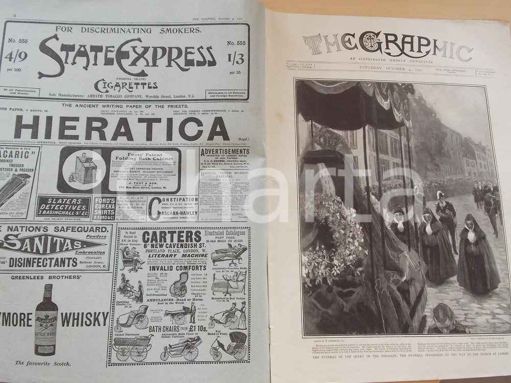 Giornale, rivista storica 1902 THE GRAPHIC Vandalism on the Thames  Emile ZOLA Review vol. LXVI nÂ° 1714 1