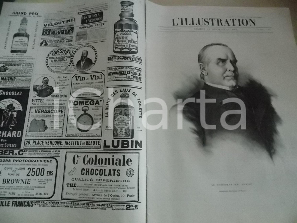 Giornale, rivista storica 1901 L ILLUSTRATION Le ballon dirigeable SANTOSDUMONT 6 Revue nÂ° 3055 1