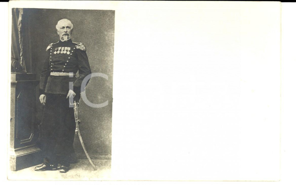 Cartolina originale da collezione 1910 ca ARMEE DE TERRE FRANCE Portrait de gÃ©nÃ©ral Carte postale FP NV 1