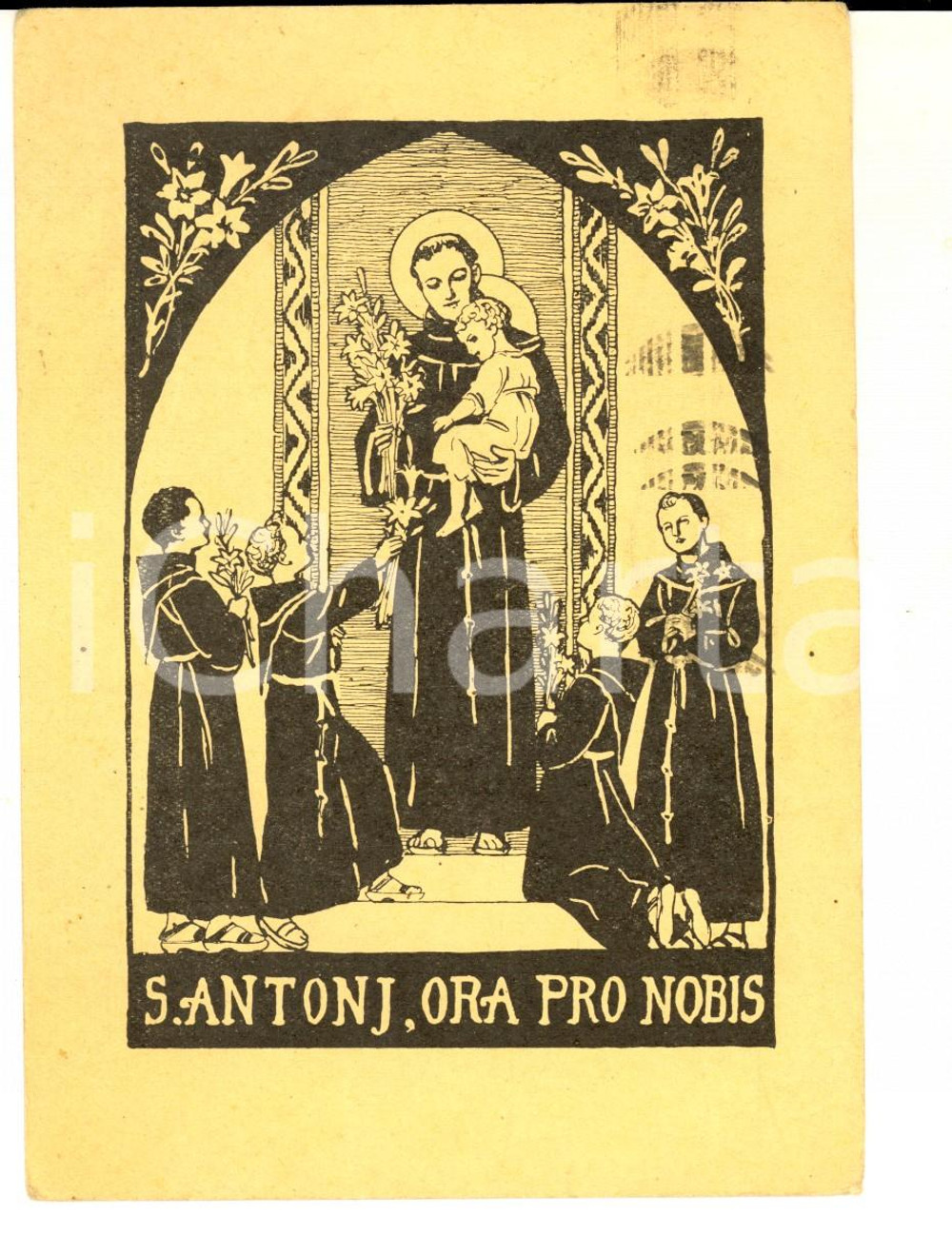 Cartolina originale da collezione 1961 SAIANO BS Collegio Serafico Missionario  Cartolina SANT ANTONIO FG 1