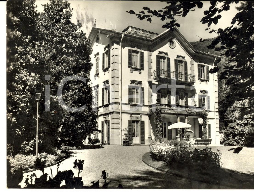 Cartolina originale da collezione 1960 ca CERNOBBIO CO Facciata di VILLA MONTI Cartolina postale FG VG 1
