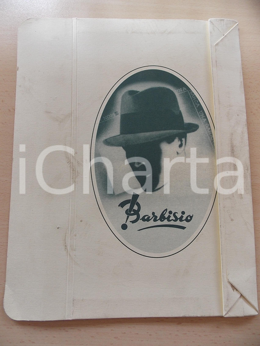 Documento originale, autentico 1940 ca BARBISIO Linea tessuti  Busta pubblicitaria VINTAGE 22x28 cm 1