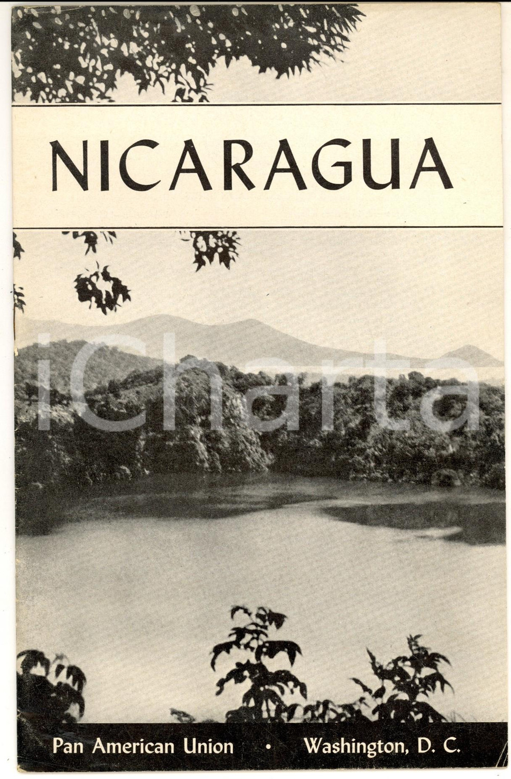 Materiale pubblicitario d’epoca 1944 PAN AMERICAN UNION Opuscolo NICARAGUA  ILLUSTRATO 31 pp. VINTAGE 1