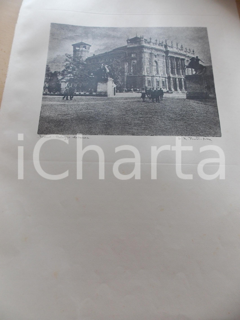 Stampa, bozzetto originale 1950 ca Domenico Riccardo PERETTI GRIVA  TORINO Palazzo Madama Stampa 31x42 1