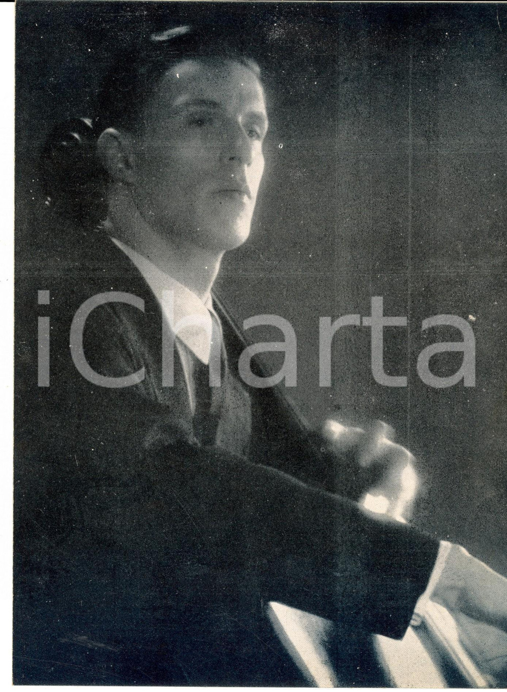 Materiale pubblicitario d’epoca 1955 ca Antonio JANIGRO Derniers concerts en Europe Pieghevole PUBBLICITARIO 1