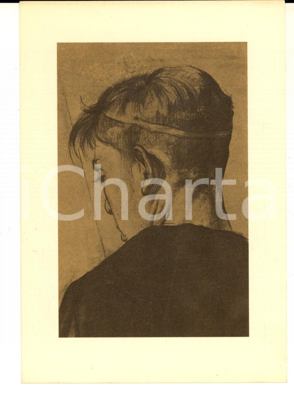 Cartolina originale da collezione 1955 ca MILANO NIGUARDA Cartolina ill. Lello SCORZELLI Trionfo della fede 1