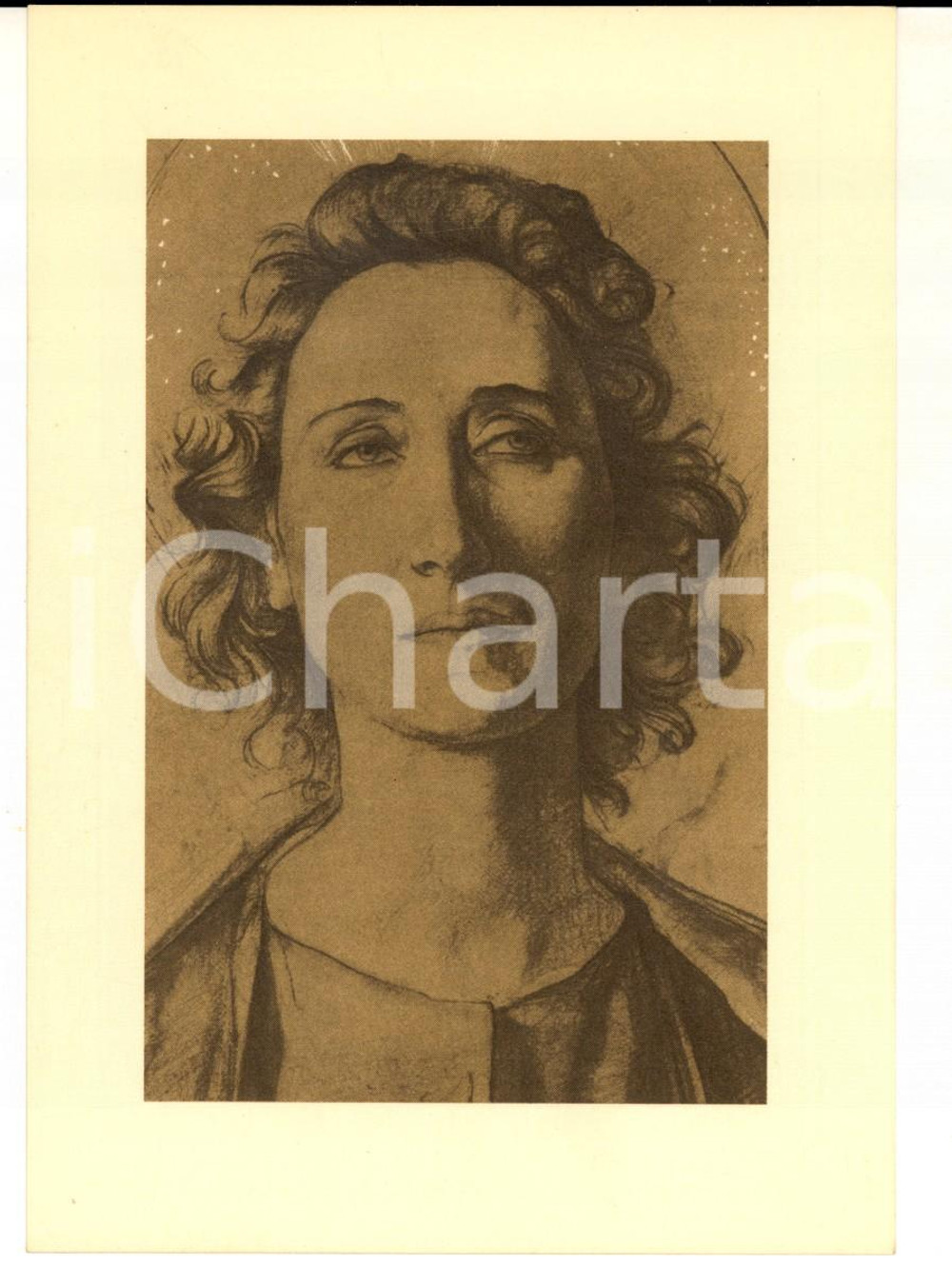 Cartolina originale da collezione 1955 ca MILANO NIGUARDA Cartolina ill. Lello SCORZELLI Trionfo della fede Donna 1