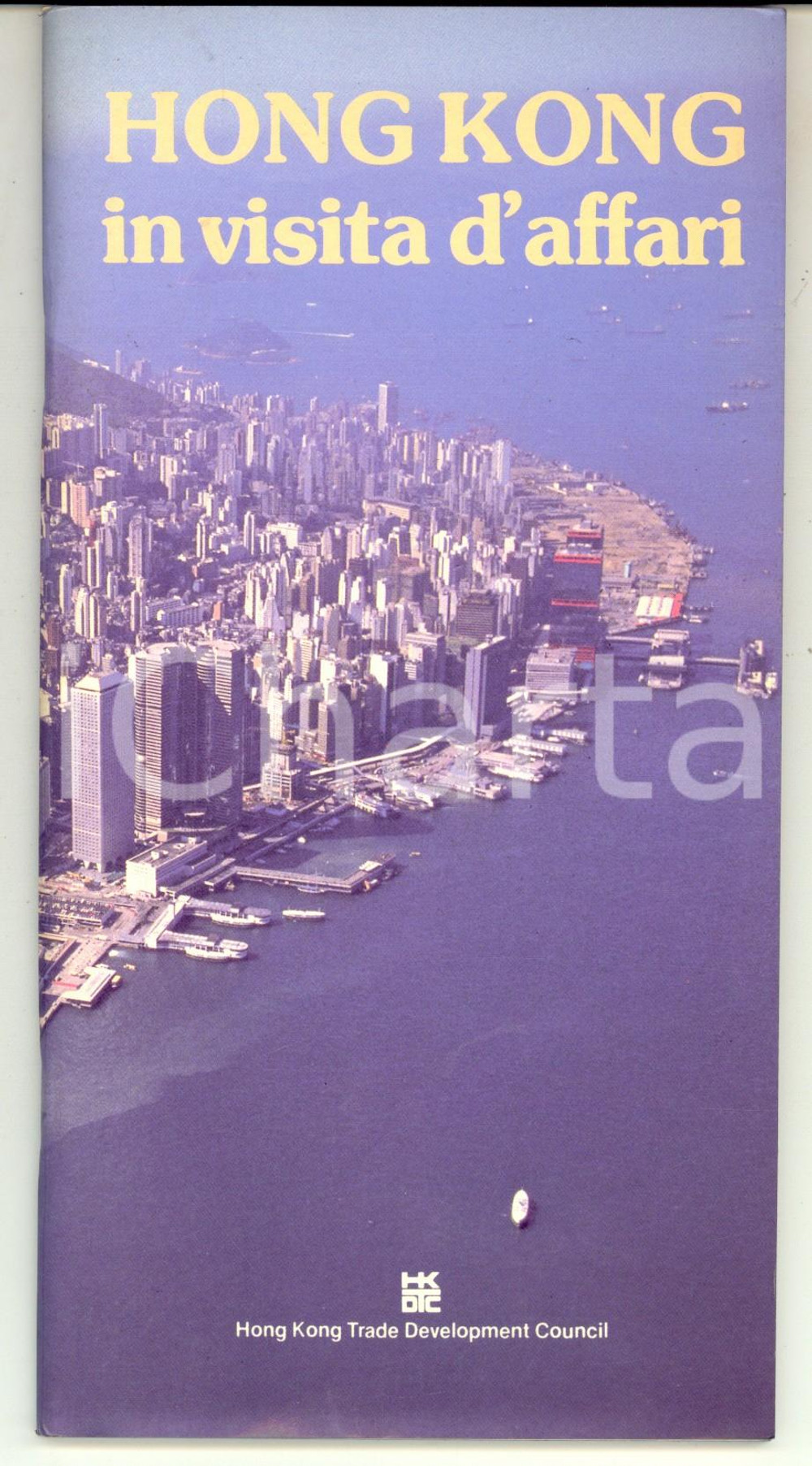 Materiale pubblicitario d’epoca 1980 ca HONG KONG in visita d affari Libretto ILLUSTRATO TURISMO VINTAGE 60 pp. 1