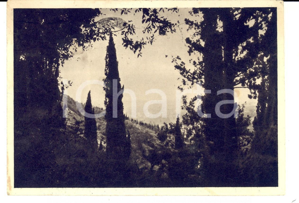 Cartolina originale da collezione 1933 FIESOLE Cartolina Casa di Riposo per infermiere CROCE ROSSA FP VG 1