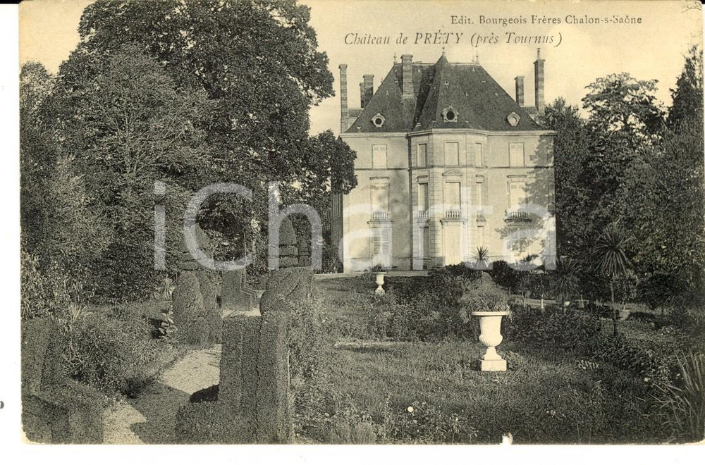 Cartolina originale da collezione 1920 ca ChÃ¢teau de PRETY FRANCE Vue de l extÃ©rieur Carte postale FP NV 1