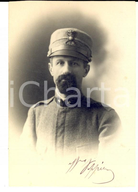 Fotografia d epoca originale 1918 REGIO ESERCITO Ritratto di un ufficiale medico  Fotografia 7x10 cm 1