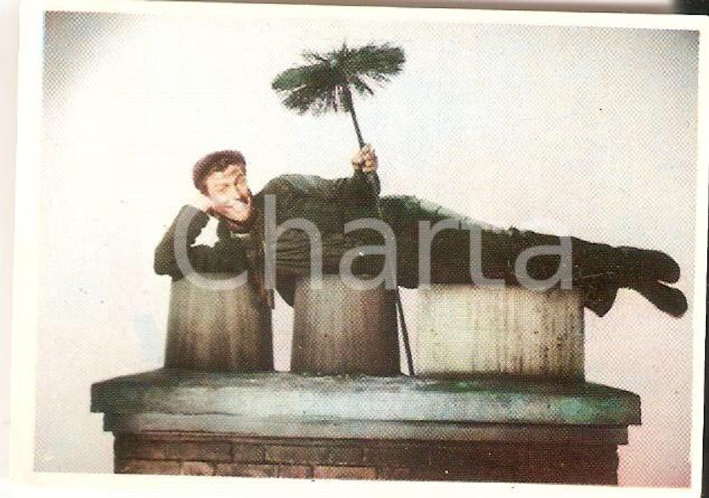 1964 MARY POPPINS Figurina n. 142 - Spazzacamino sdraiato su comignoli
