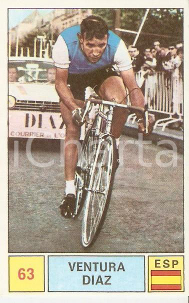 Oggetto da collezione cartaceo PANINI  SPRINT 1971 Figurina Ventura DIAZ  n. 63 Ciclismo 1