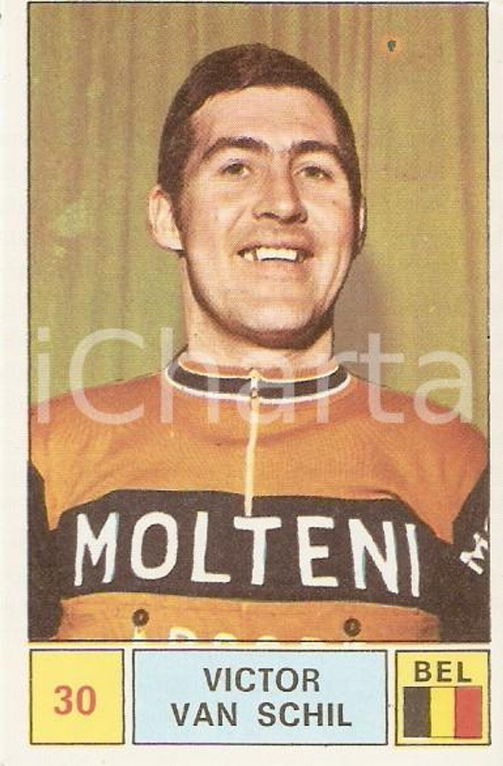 PANINI - SPRINT 1971 Figurina valida Victor VAN SCHIL n. 30 Ciclismo