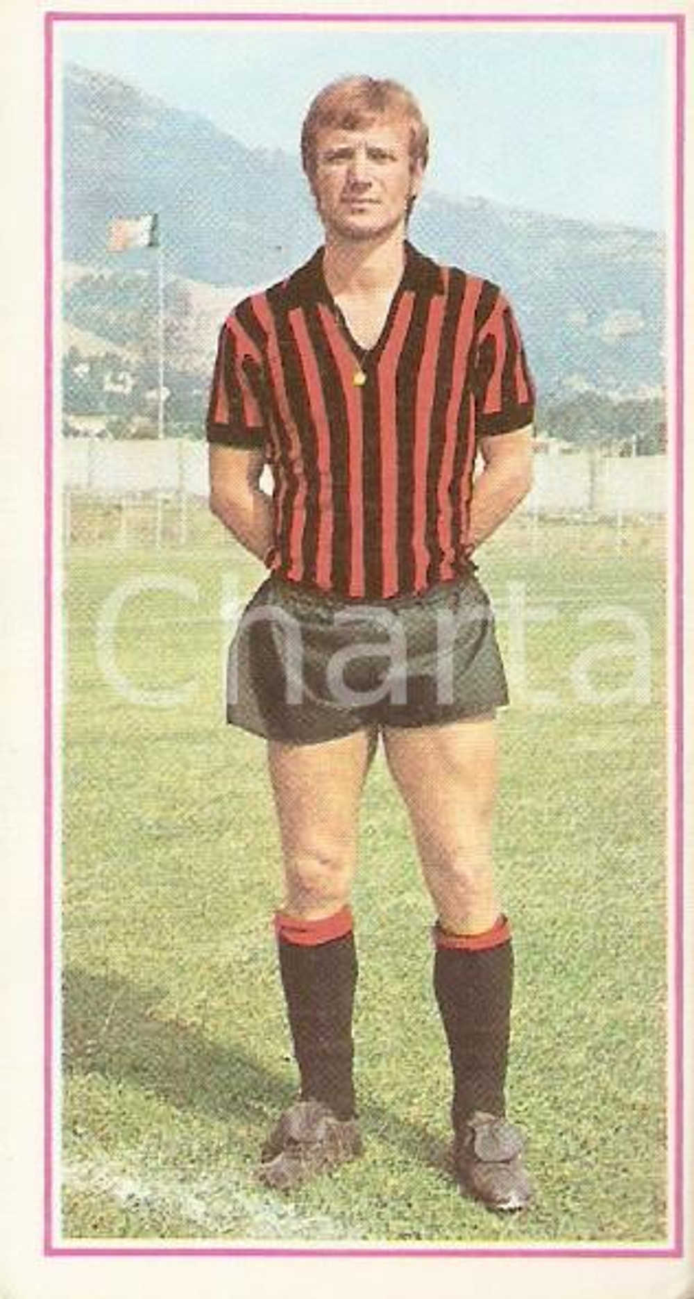 PANINI - CALCIATORI 1970 - 1971 Figurina Paolo GARZELLI Serie A FOGGIA Figurina originale d'epoca. CONDIZIONI: buone   originale e autentica 1