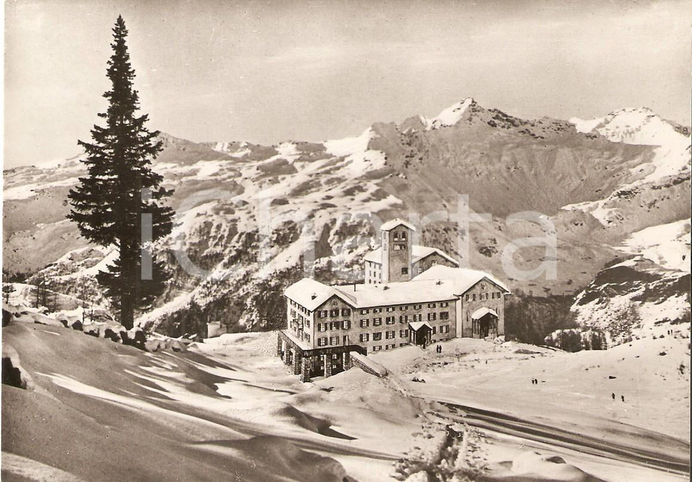 Cartolina originale da collezione 1953 CAMPODOLCINO SO Casa Alpina di Motta Cartolina FG VG 1