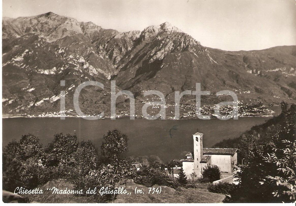 1953 MAGREGLIO (CO) Chiesetta Madonna del GHISALLO *Cartolina FG VG