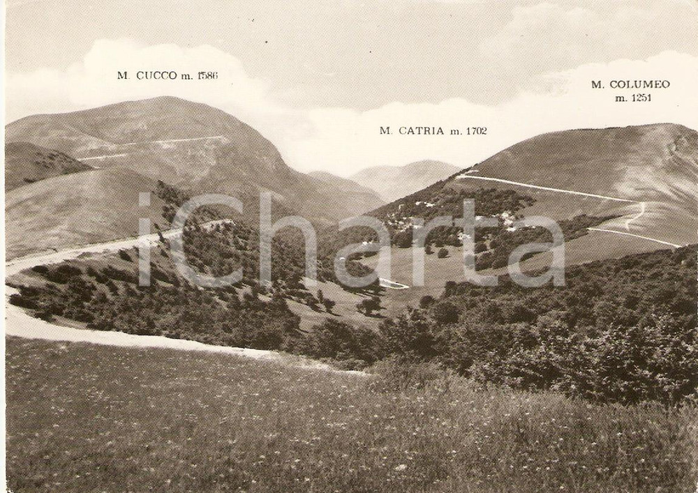 Cartolina originale da collezione 1955 ca SIGILLO PG Frazione VAL DI RANCO Monte Cucco Cartolina FG NV 1