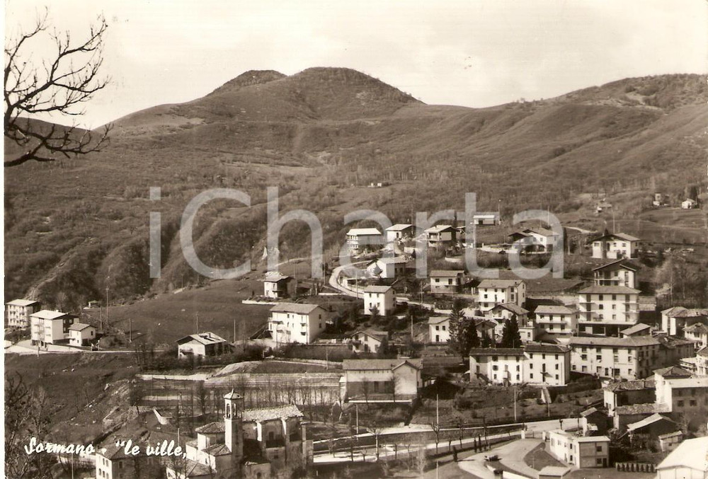 1968 SORMANO (CO) Panorama del paese *Cartolina FG VG