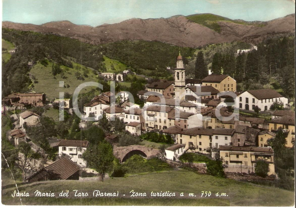 Cartolina originale da collezione 1958 TORNOLO PR Frazione SANTA MARIA DEL TARO Cartolina FG VG 1