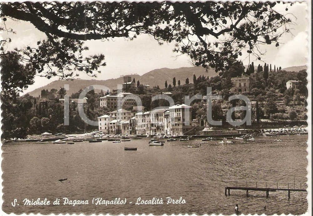 Cartolina originale da collezione 1967 RAPALLO Frazione SAN MICHELE DI PAGANA Località  PRELO Cartolina FG VG 1