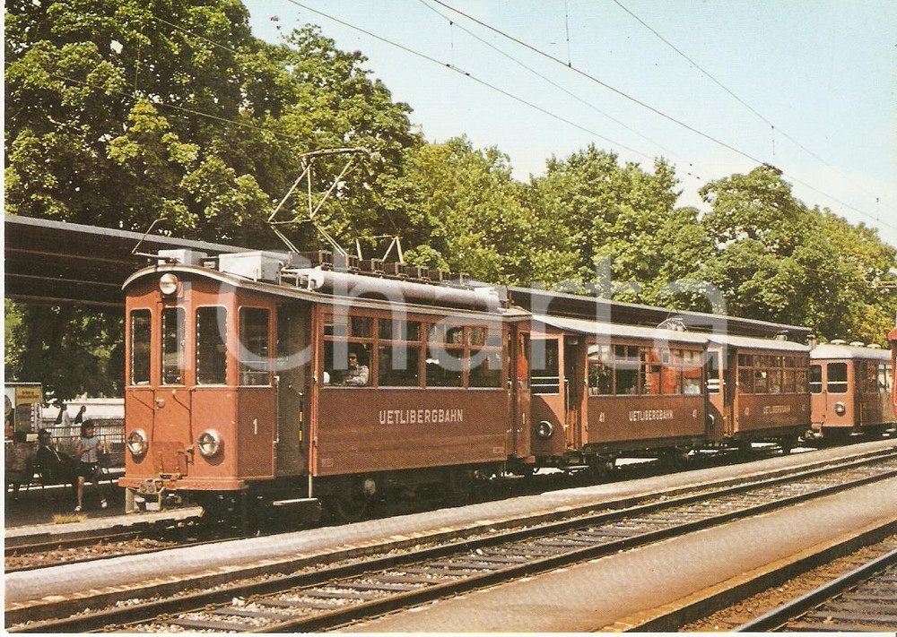 Cartolina originale da collezione 1973 ZURICH SELNAU Treno 1923/24 della linea UETLIBERGBAHN Cartolina FG NV 1