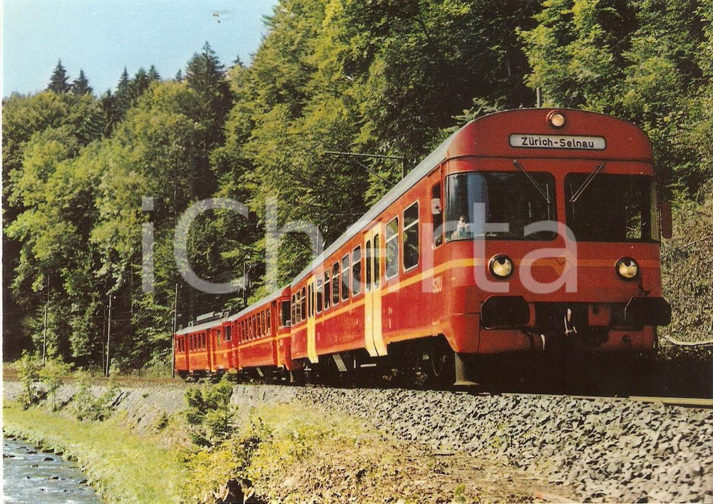 Cartolina originale da collezione 1976 SVIZZERA Sihltal Zurich Uetliberg Bahn SZU Serie Bt 181183 Cartolina FP NV 1